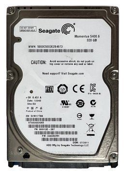 Жесткий диск Seagate Momentus 5400.6 320GB HDD 5400rpm 8MB ST9320325AS 2.5 SATA II 1281 фото