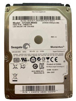 Жесткий диск Samsung HM251HI 250GB HDD SATA 2.5 (ST250LM000) 1282 фото